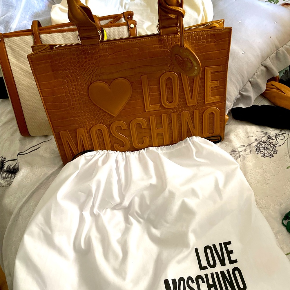 Love Moschino large tote bag